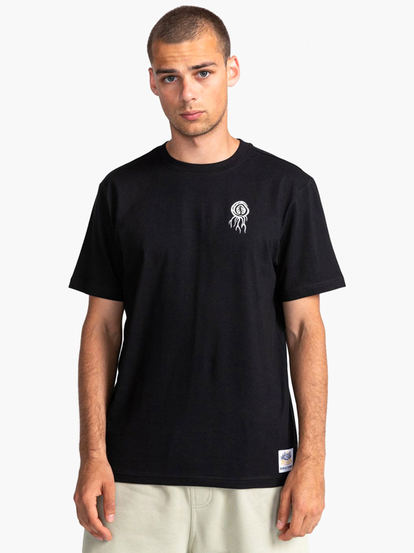 Element BLOOM FLINT BLACK pánské tričko krátký rukáv - S černá