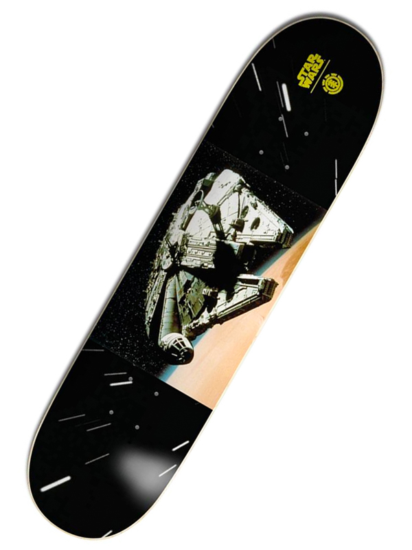 Element SWXE MILLENNIUM FALC skate board deska - 8.0 černá