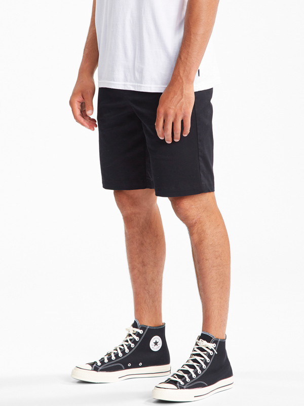 Billabong CARTER STRETCH black pánské skate kraťasy - 38 černá