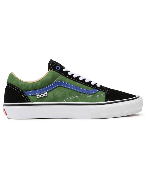 Vans Skate Old Skool (UNIVERSITY) GREEN/BLUE pánské boty - 40,5EUR modrá