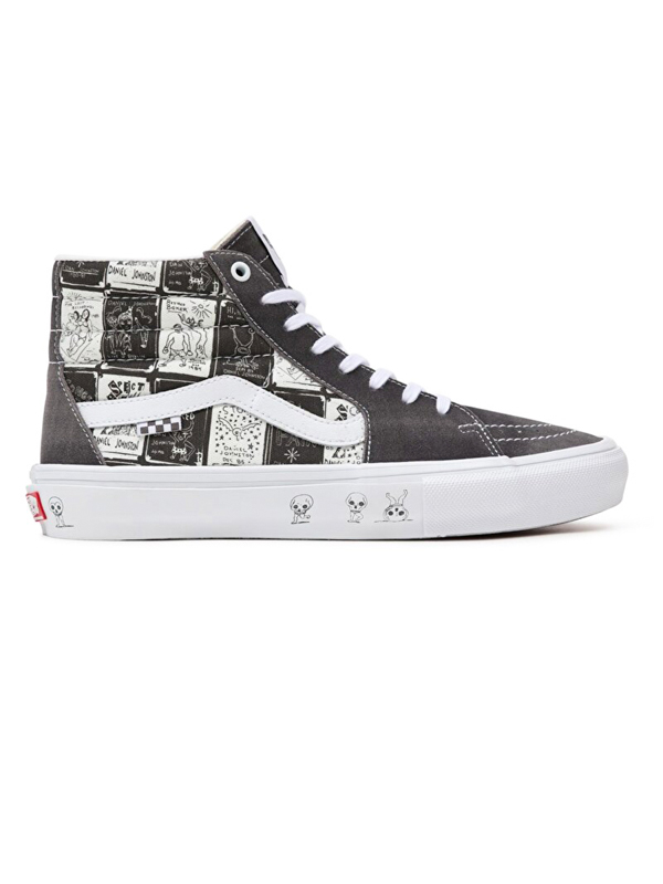 Vans Skate SK8-Hi (DANIEL JOHNSTON) RAVEN pánské boty - 44EUR