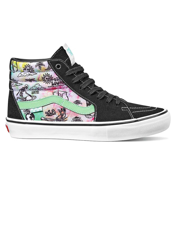 Vans Skate SK8-Hi (SHROOM DOOM) BLK/GR ASH pánské boty - 44EUR