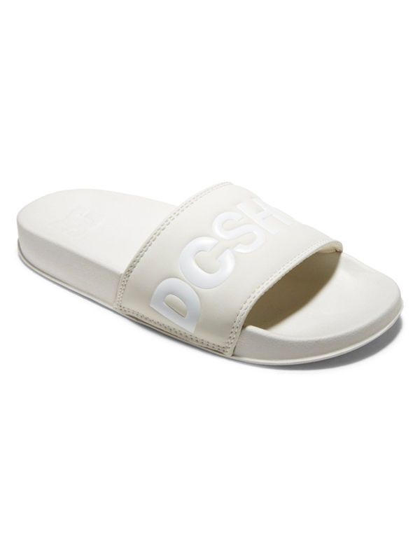 Dc SLIDE off white dámské plážové pantofle - 40,5EUR