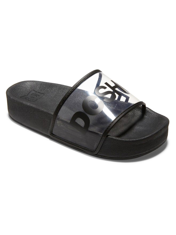 Dc SLIDE PLATFORM SE BLACK/BLACK dámské plážové pantofle - 37EUR