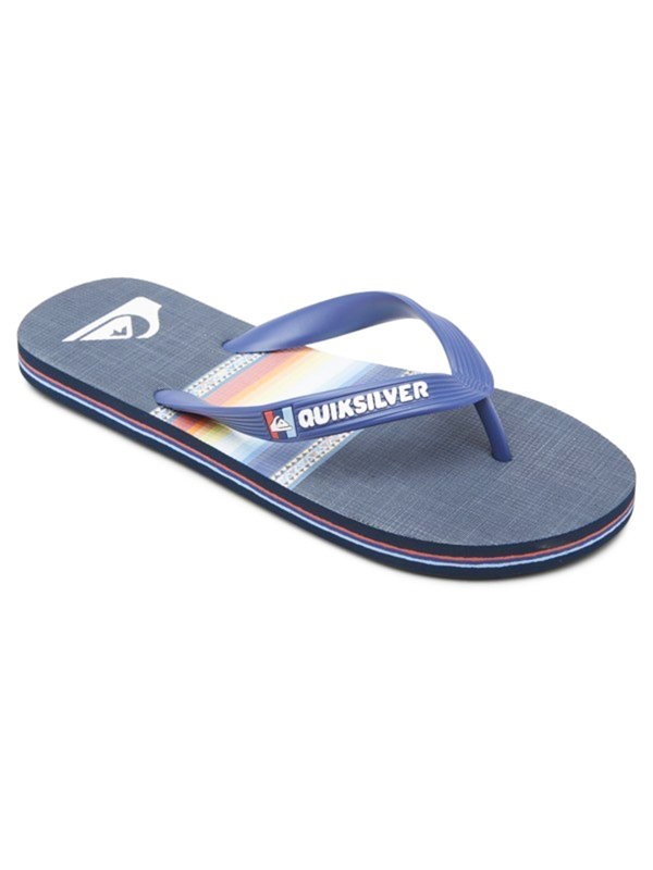 Quiksilver MOLOKAI ART BLUE/BLUE/BLACK letní žabky - 27,5EUR