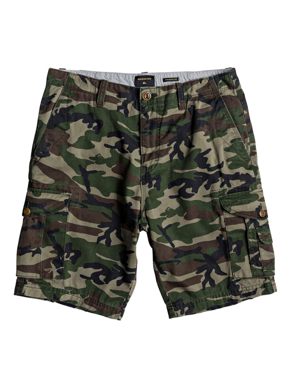 Quiksilver NEW CARGO CAMO PRINT CRUCIAL BATTLE pánské skate kraťasy - 30