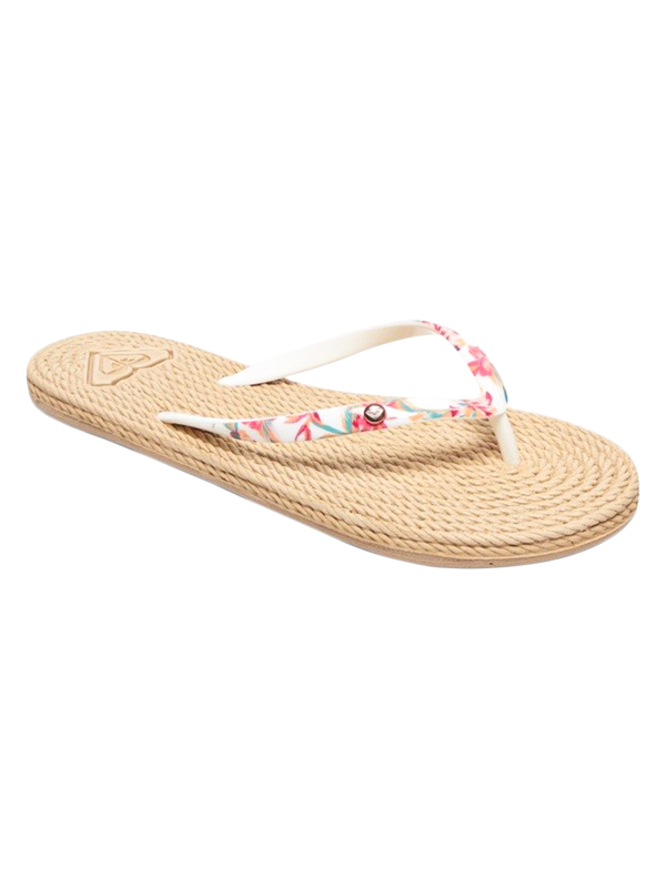 Roxy SOUTH BEACH WHITE RINGER letní žabky - 36EUR