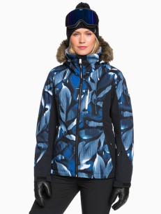 Roxy JET SKI MAZARINE BLUE STRIPED LEAVES