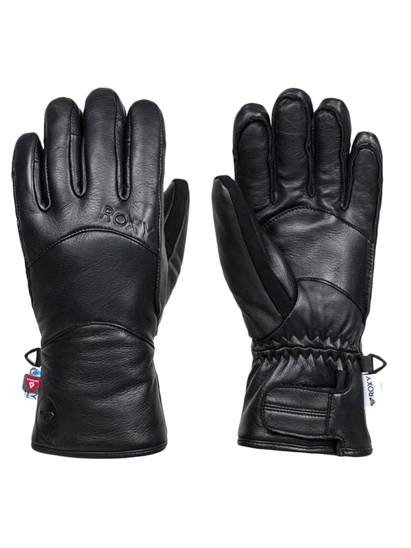 Roxy WILDLOVE black dámské prstové rukavice - L
