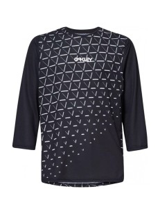Oakley FLOW blackout fahrrad t-shirt