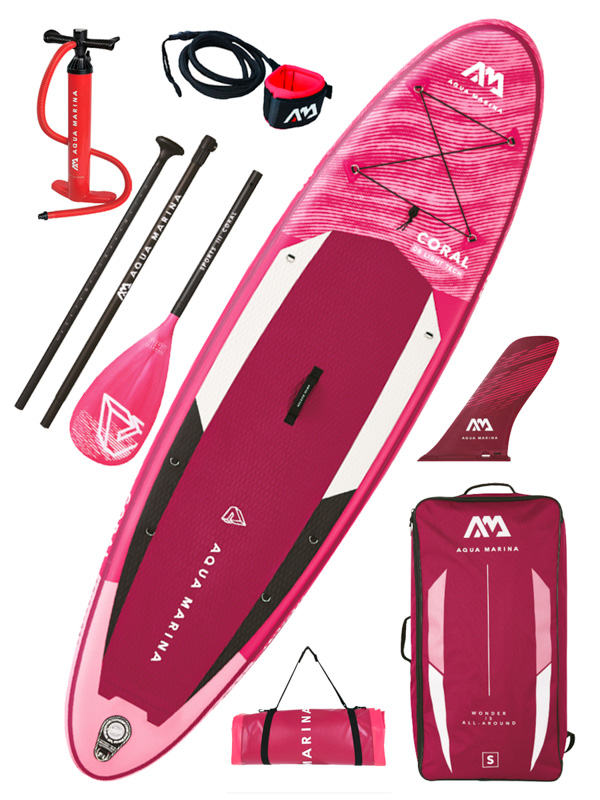 Aqua Marina CORAL paddleboard nafukovací - 10'2"x31" bílá