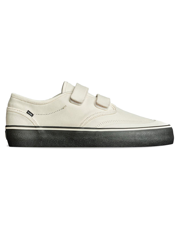 Globe MOTLEY II STRAP Organic White/Black pánské boty - 40,5EUR bílá