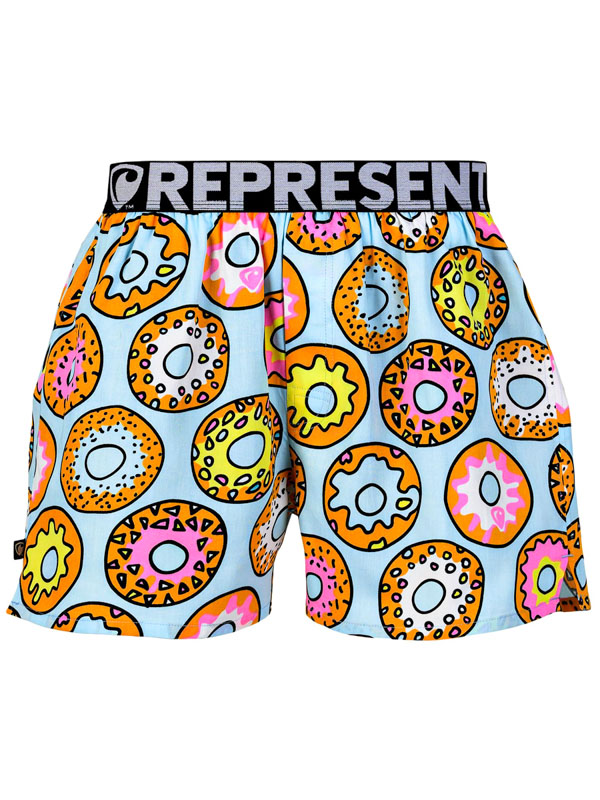 Represent MIKE DONUTS modra pánské sportovní trenýrky - XXL