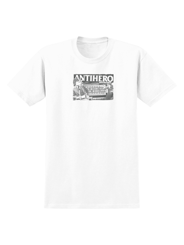 Antihero WHEEL OF ANTIHERO WHT pánské tričko krátký rukáv - XL bílá