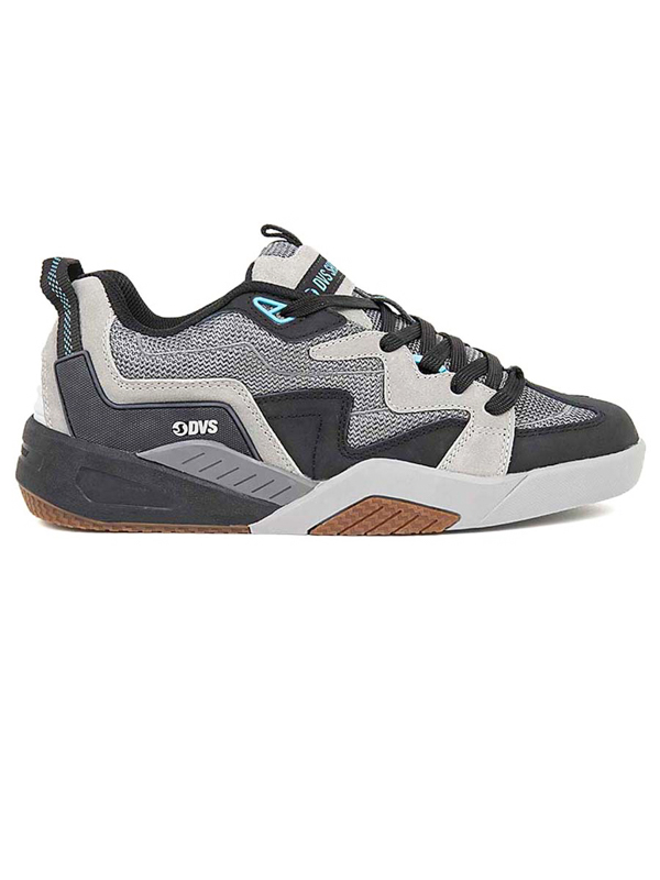 Dvs DEVIOUS charcoal/black/turquoise/nubuc pánské boty - 42EUR černá