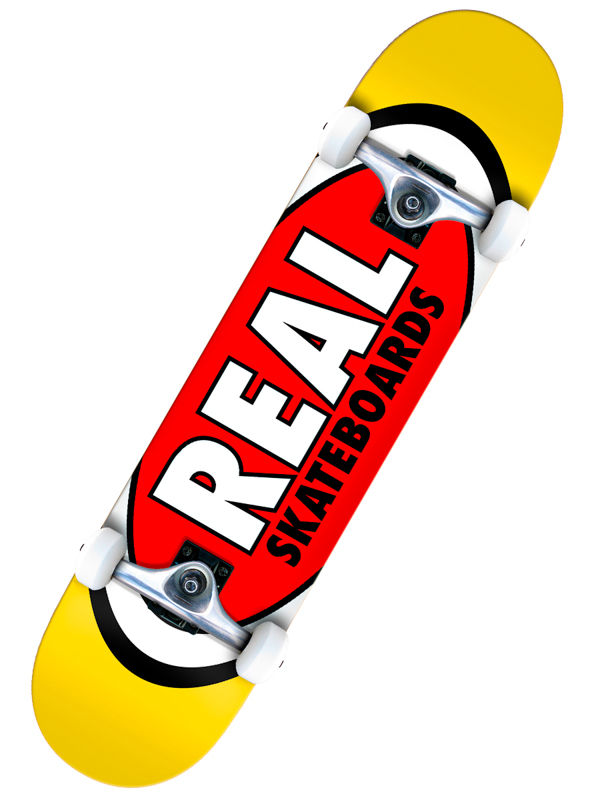 Real CLASSIC OVAL II skateboard - 7.75 červená