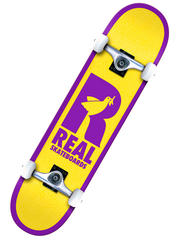 Real DOVES II skateboard - 8.06 žlutá