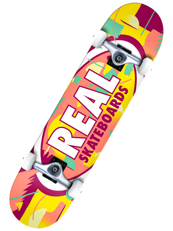 Real OUTRUN OVAL skateboard - 7.75 barevné