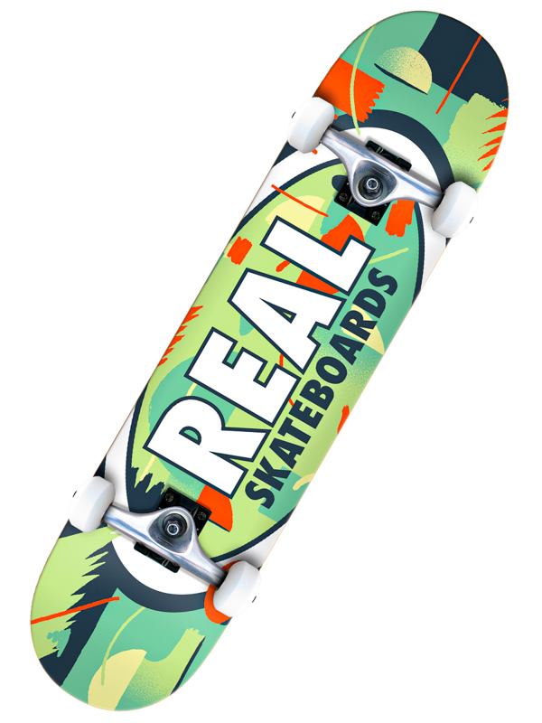 Real OUTRUN OVAL skateboard - 8.5 barevné