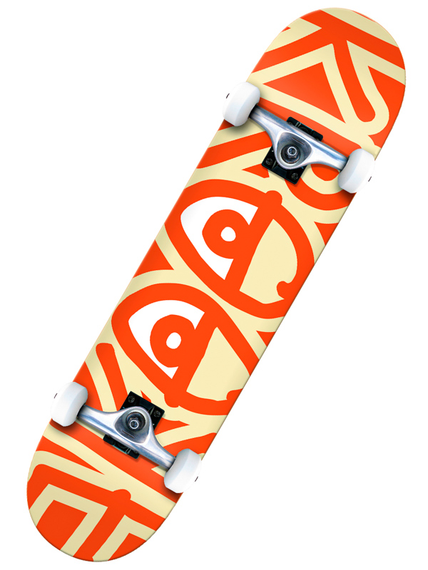 Krooked KROOKED EYES III skateboard - 7.75 oranžová