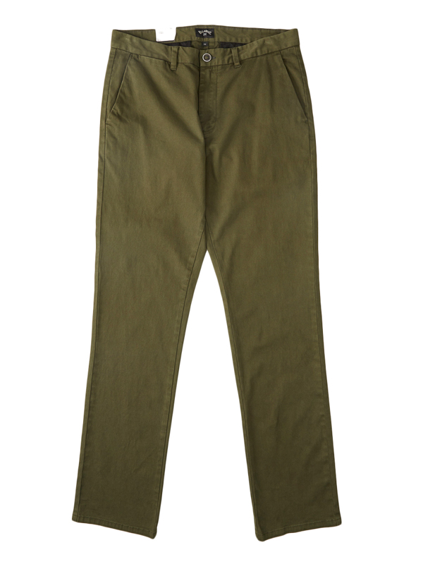 Billabong 73 CHINO dark olive skate kalhoty - 33