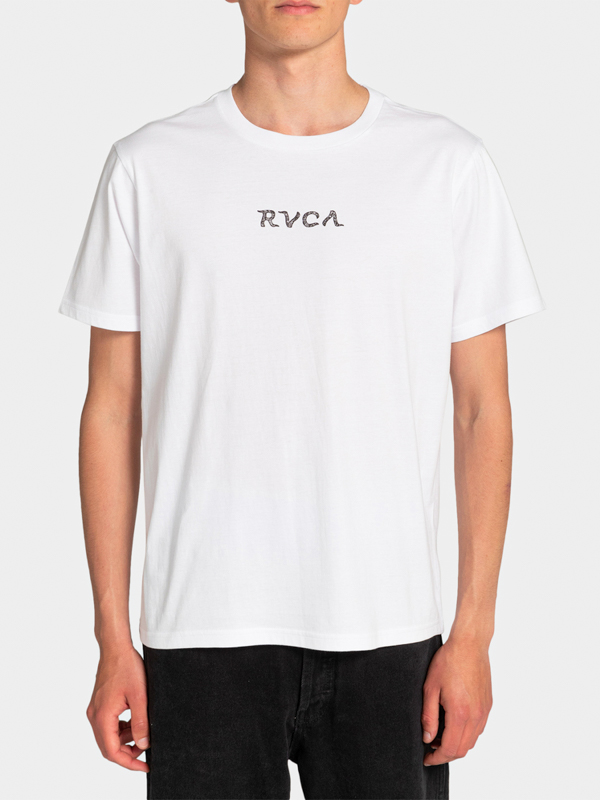 RVCA FINAL TRIP white pánské tričko krátký rukáv - XL bílá