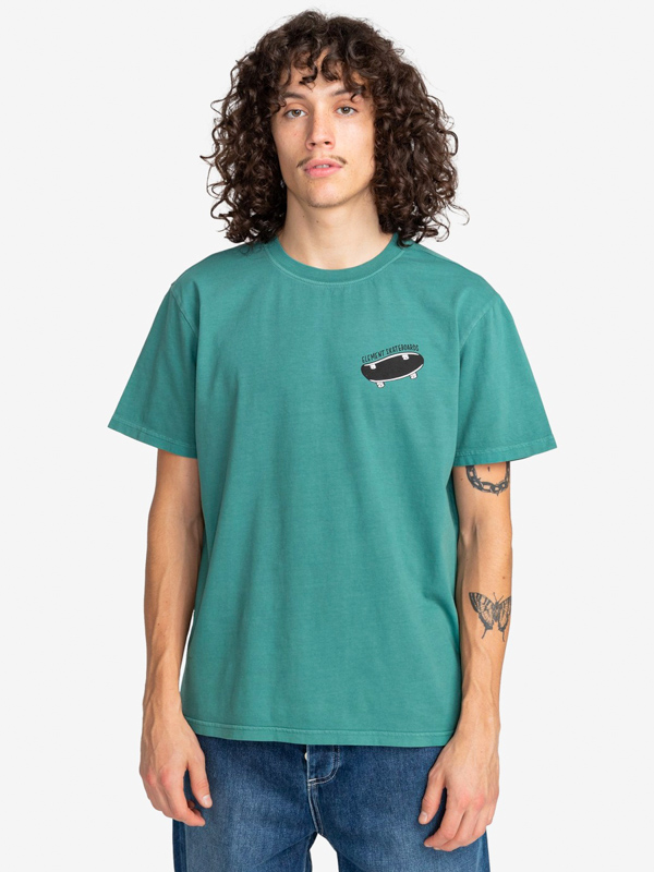 Element SKATE JASPER pánské tričko krátký rukáv - XL zelená