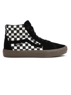 Vans Sk8-Hi CHECKERBOARD BLACK/DARK GUM