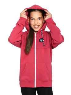 Horsefeathers OLIVE claret red dětská mikiny na zip