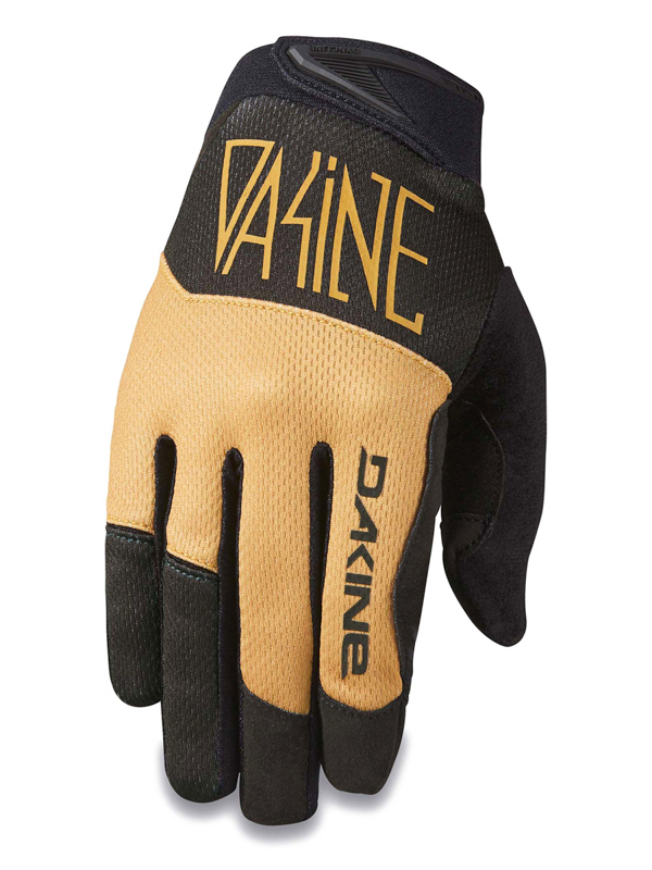 Dakine SYNCLINE Black/Tan cyklo rukavice - S černá