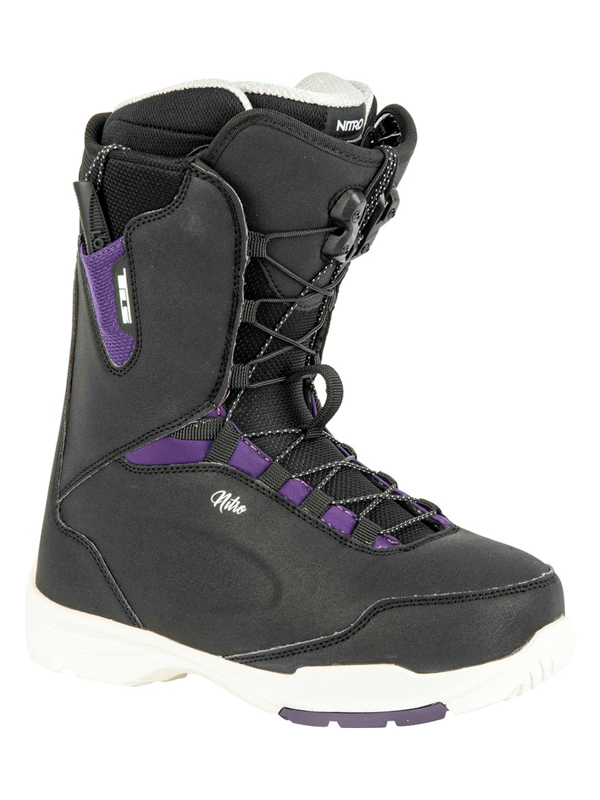 Nitro SCALA TLS BLACK/PURPLE dámské snb boty - 38EUR černá