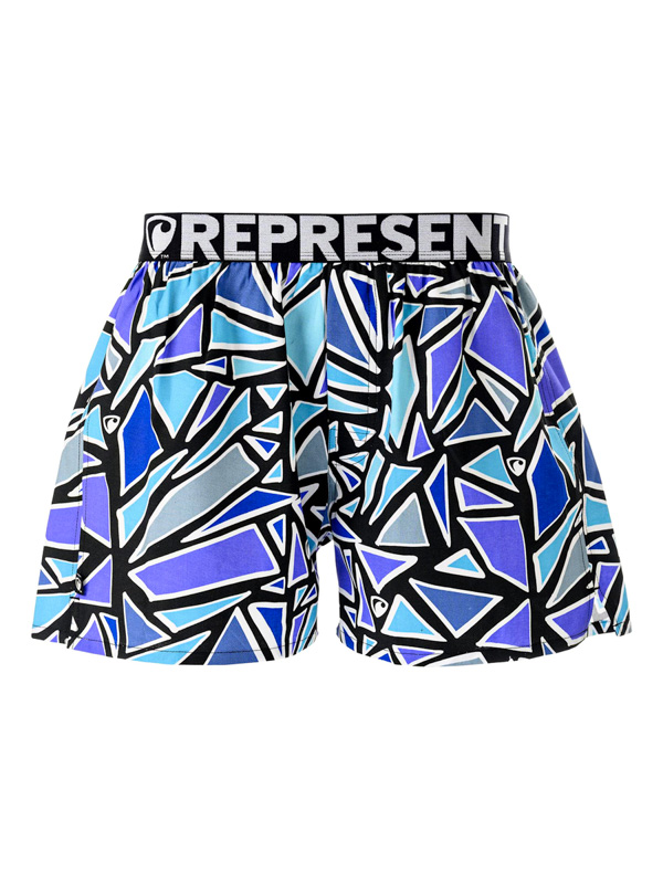 Represent MIKE DECOMPOSITION modra pánské sportovní trenýrky - XXL