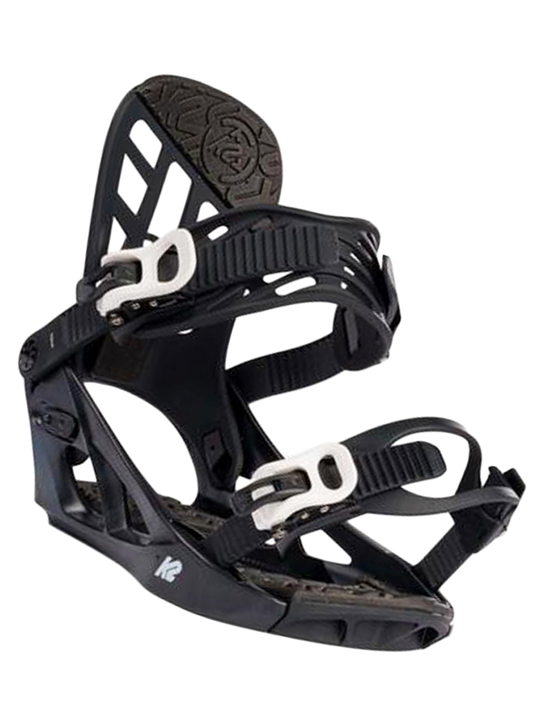 K2 YOU+H black dětské snowboardové vázání - M černá