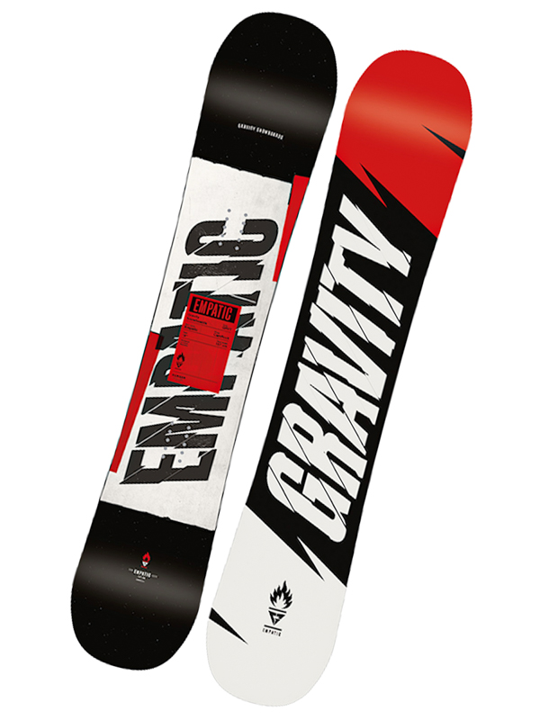 Gravity EMPATIC pánský snowboard - 154 černá