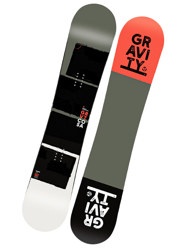 Gravity COSA WIDE pánský snowboard - 163W černá