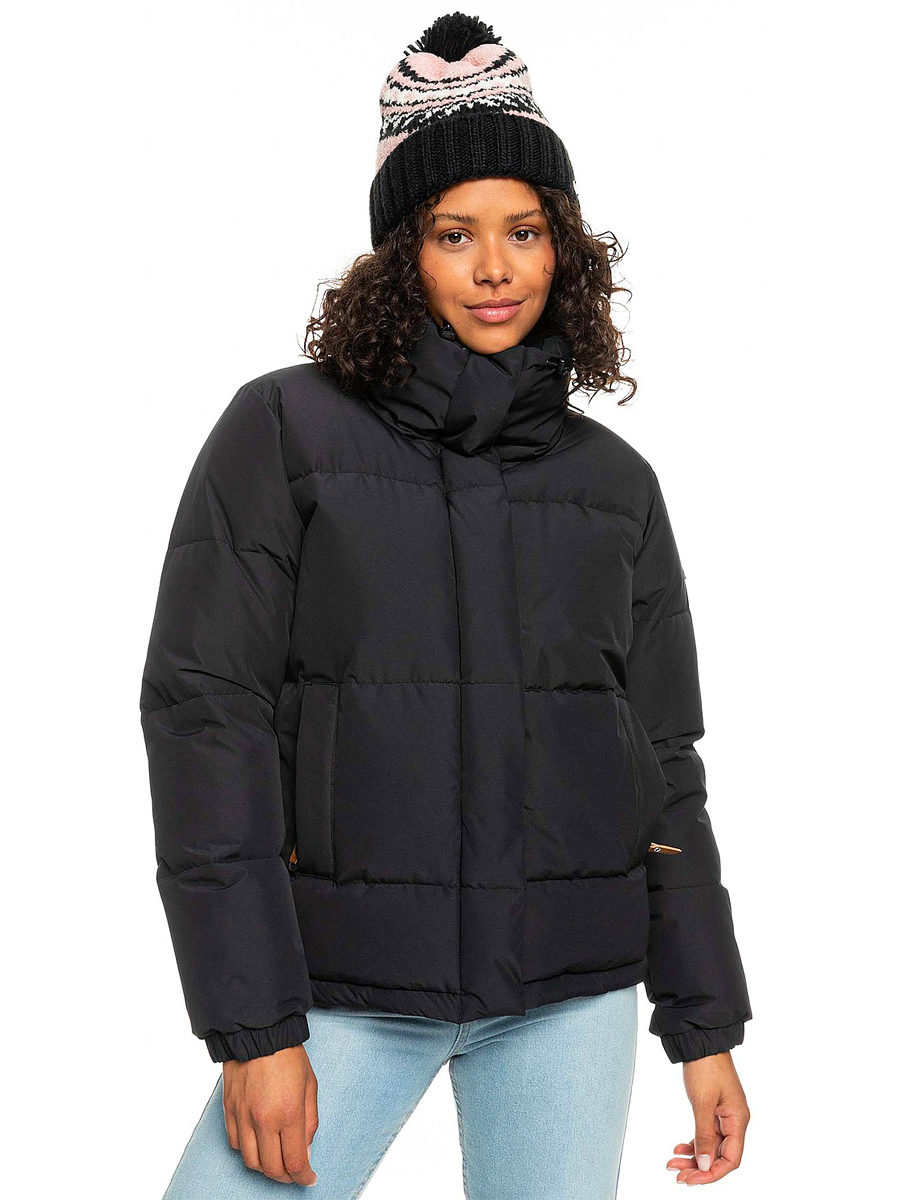 Roxy WINTER REBEL TRUE BLACK dámská zimní bunda - XL