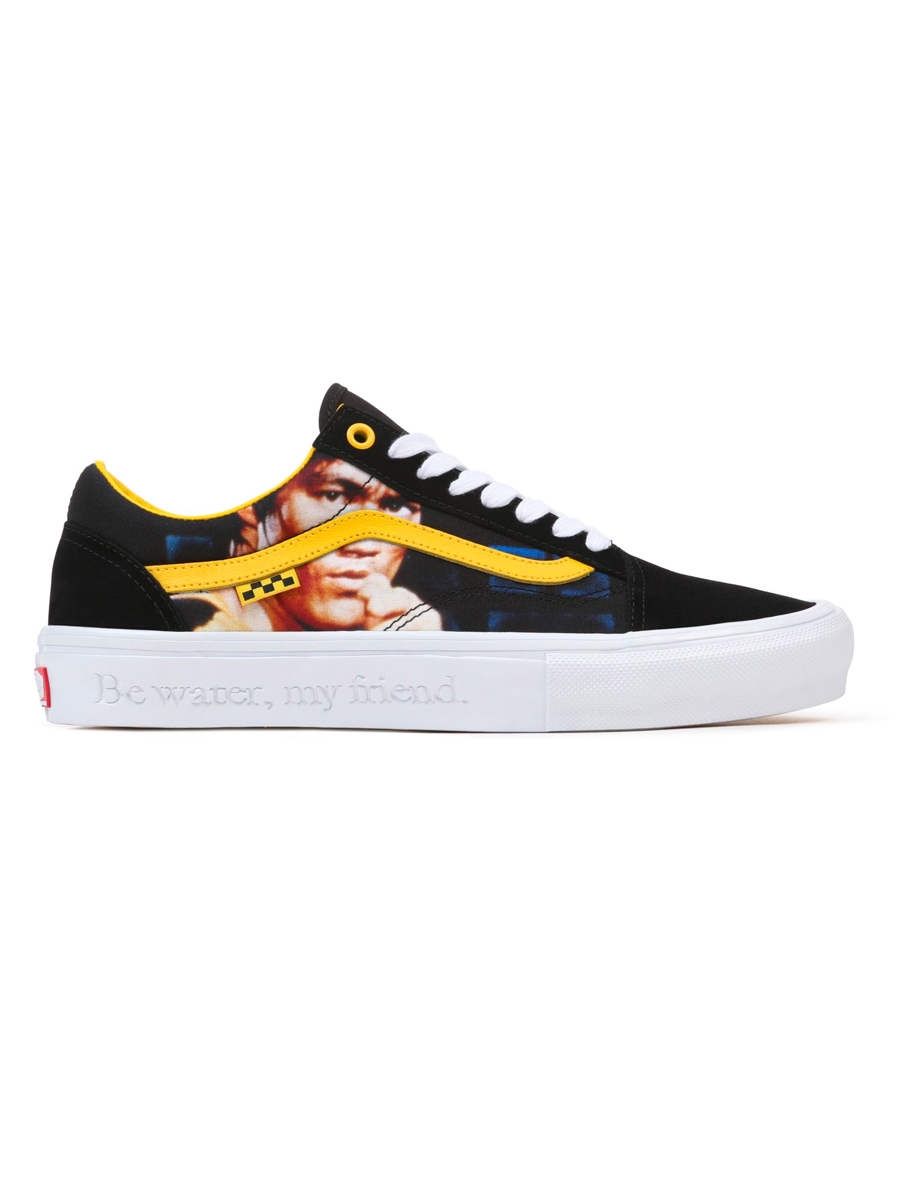 Vans Skate Old Skool BRUCE LEE BLACK/YELLOW pánské boty - 40,5EUR černá