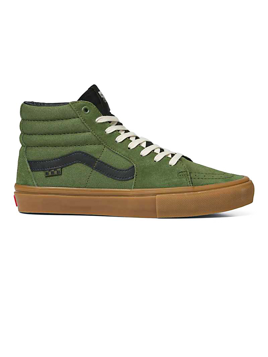 Vans Skate SK8-Hi GREEN/GUM pánské boty - 40,5EUR zelená