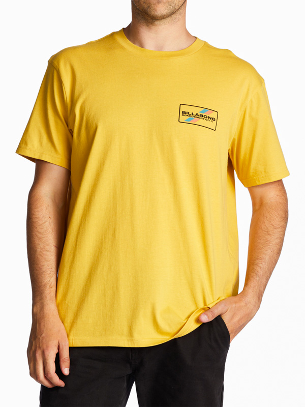 Billabong WALLED SUNNY pánské tričko krátký rukáv - L žlutá
