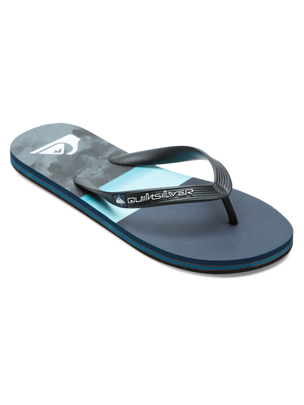 Quiksilver MOLOKAI PANEL BLUE/BLUE/GREY letní žabky - 41EUR