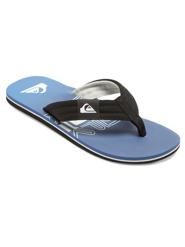 Quiksilver MOLOKAI LAYBACK II BLUE/WHITE/BLUE letní žabky - 41EUR