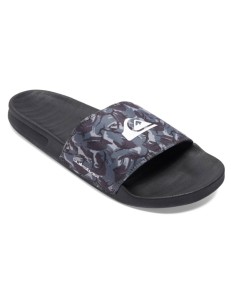 Quiksilver RIVI SLIDE PRINT GREY/BLACK/GREY