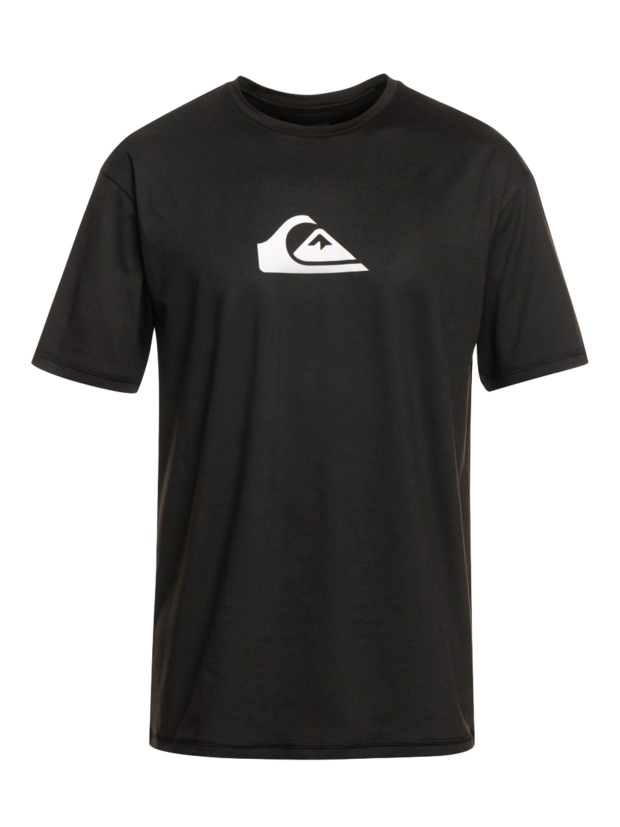 Quiksilver Solid Streak black lycrové tričko - S