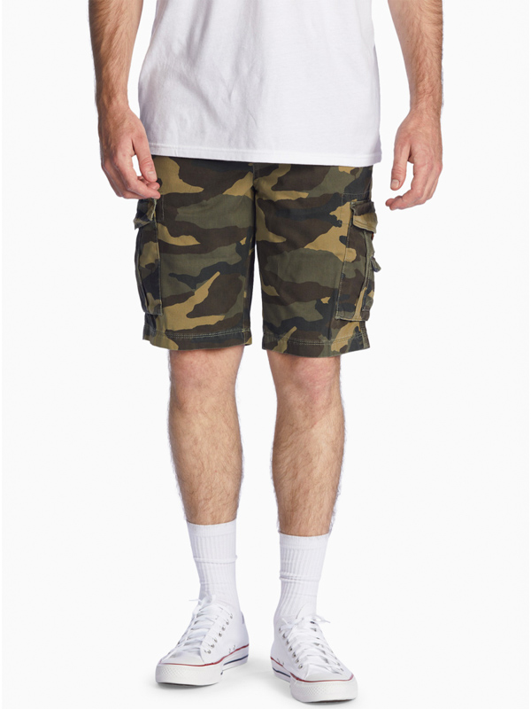 Quiksilver CRUCIAL BATTLE THYME EVERYDAY CAMO pánské skate kraťasy - 34