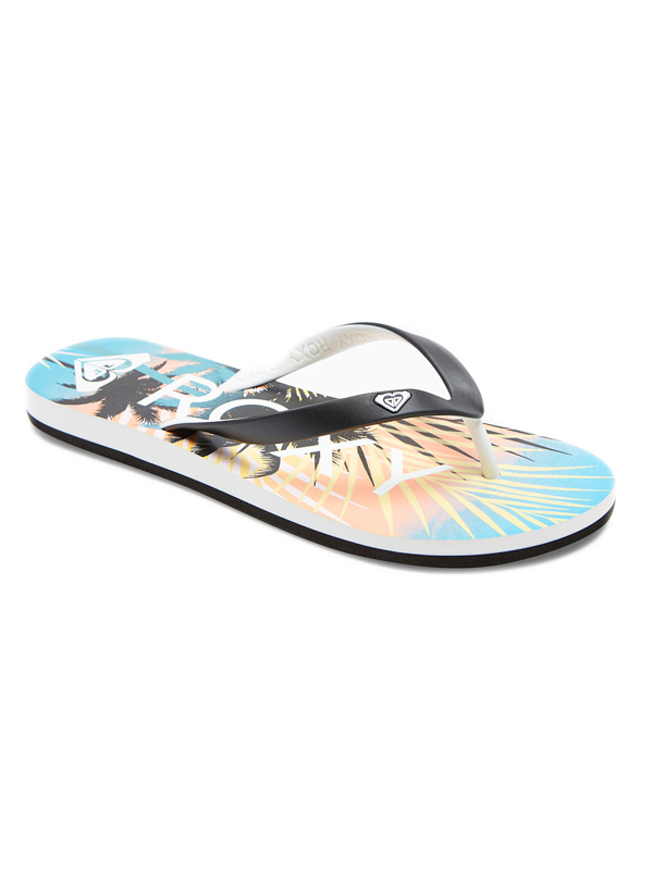 Roxy TAHITI VII BLACK PRINT letní žabky - 36EUR