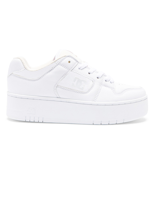 Dc MANTECA 4 PLATFORM WHITE/WHITE dámské boty - 40EUR bílá