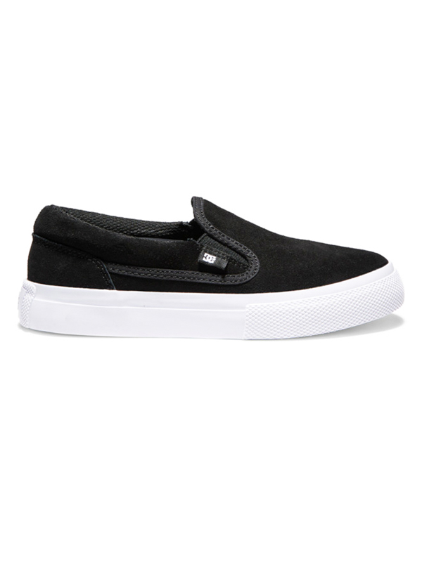 Dc MANUAL SLIP-ON black/white dětské boty - 36,5EUR černá