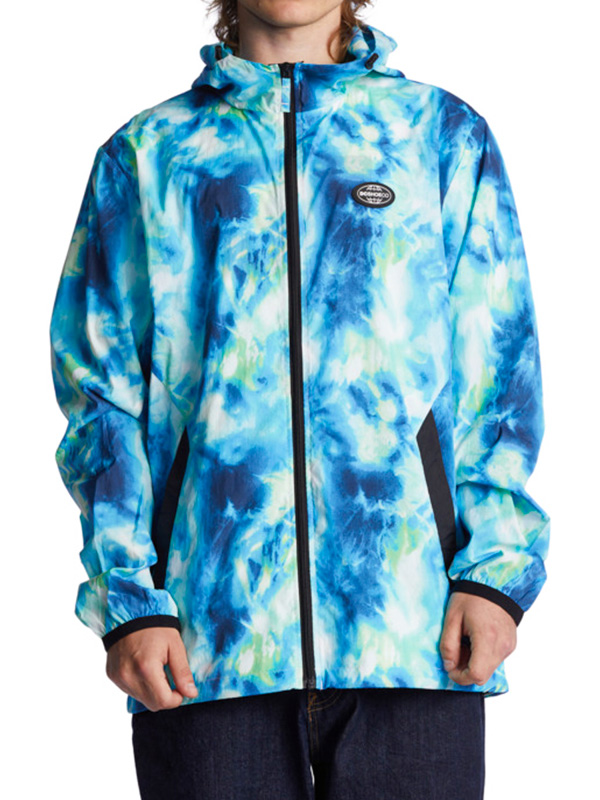 Dc DEFINE PRINT COLUMBIA ICE DYE pánská jarní bunda - M modrá