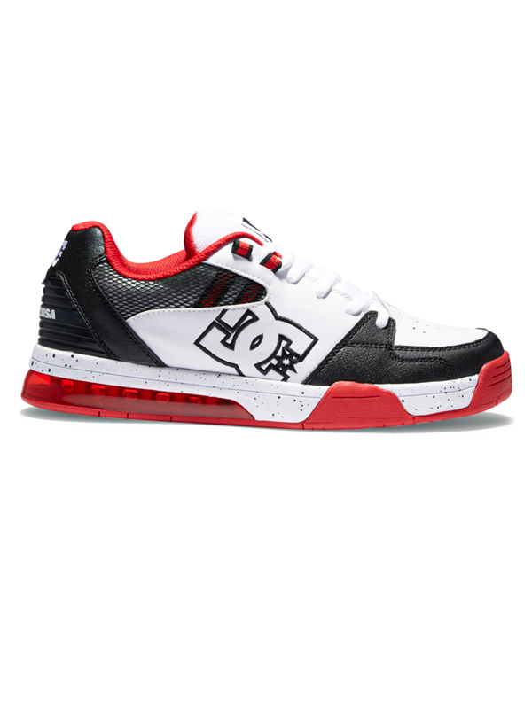 Dc VERSATILE LE WHITE/BLACK/ATHLETIC RED pánské boty - 40,5EUR černá