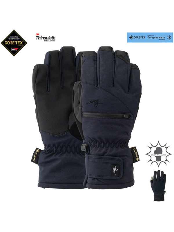 POW Cascadia GTX Short + black dámské prstové rukavice - L